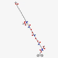 Fmoc-L-Lys[Oct-(otBu)-γ-Glu-(otBu)-AEEA-AEEA]-OH