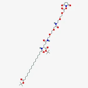 tBuO-C₁₈-γ-Glu(AEEA-AEEA-OSu)-OtBu