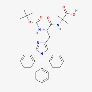 Boc-L-His(Trt)-Aib-OH