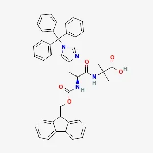 Fmoc-His(Trt)-Aib-OH