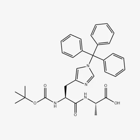 Boc-His(Trt)-Ala-OH