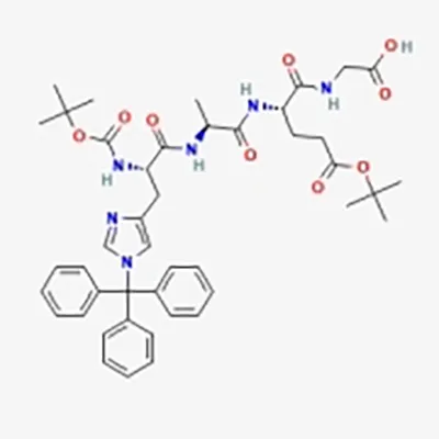 Boc-His(Trt)-Ala-Glu(OtBu)-Gly-OH